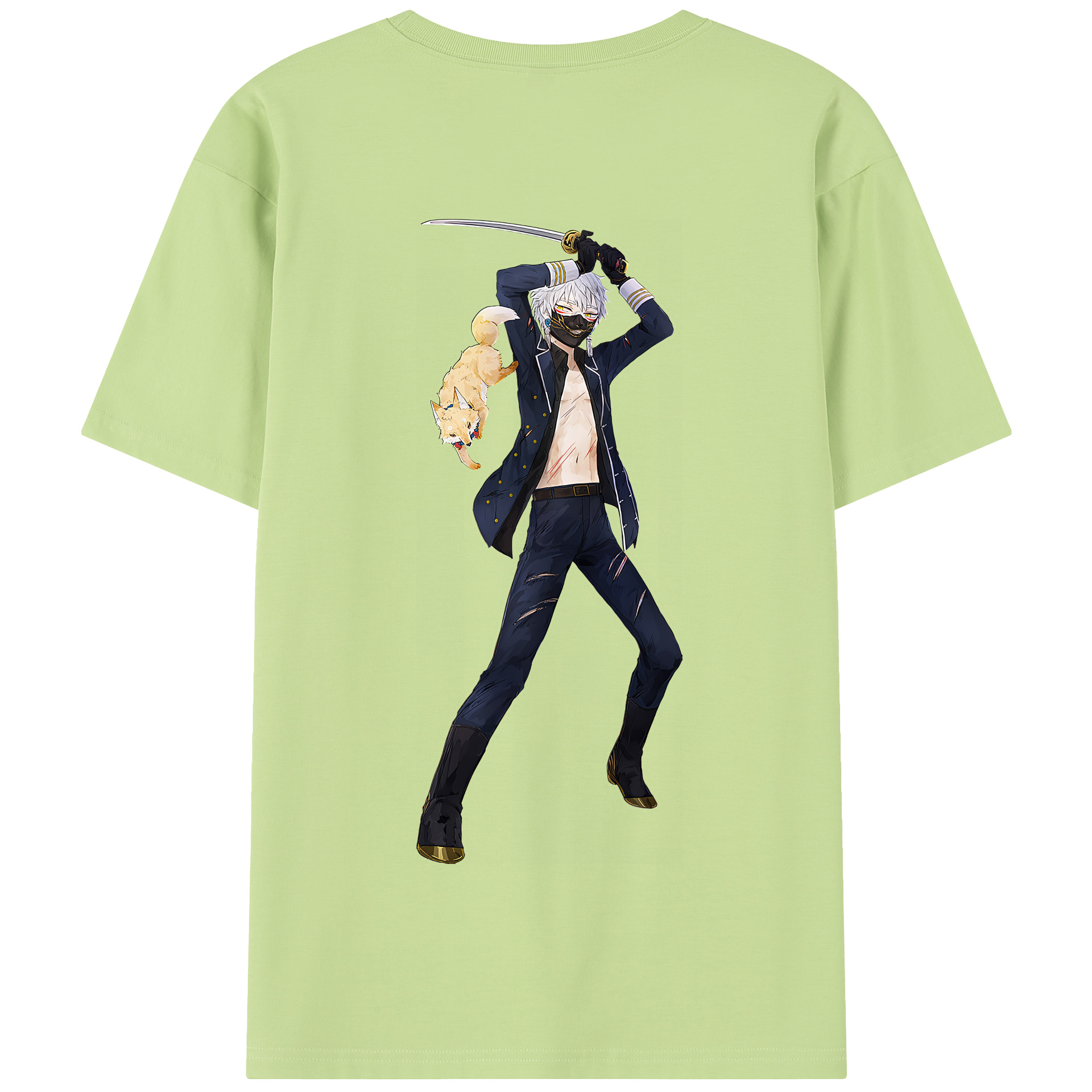 （画像用） 刀剣乱舞 Touken Ranbu 綿100％半袖Tシャツ（背面プリント）